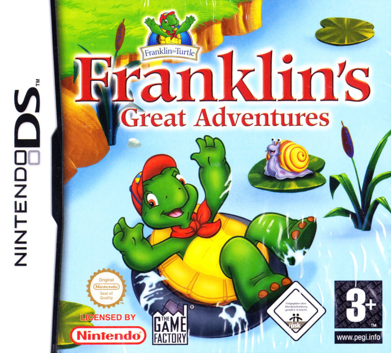 Franklin's Great Adventures box art for GameBoy Advance